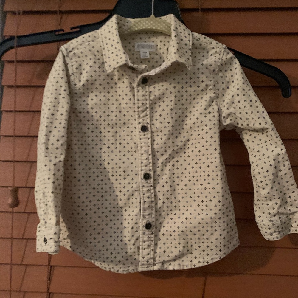 Corduroy button up